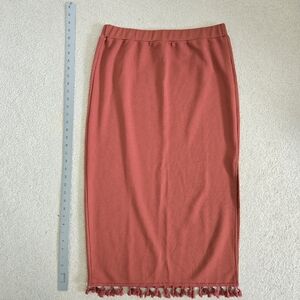 SHEIN midi skirt with tassels